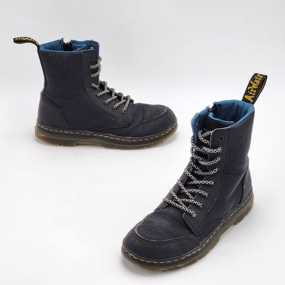 Dr. Martens Combs Cap J Utility Combat Zip Boots Youth Size 2 - Picture 1 of 9